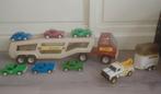 Tonka Car Carrier Truck + 6 models and horse trailer, Antiek en Kunst, Antiek | Speelgoed, Ophalen of Verzenden