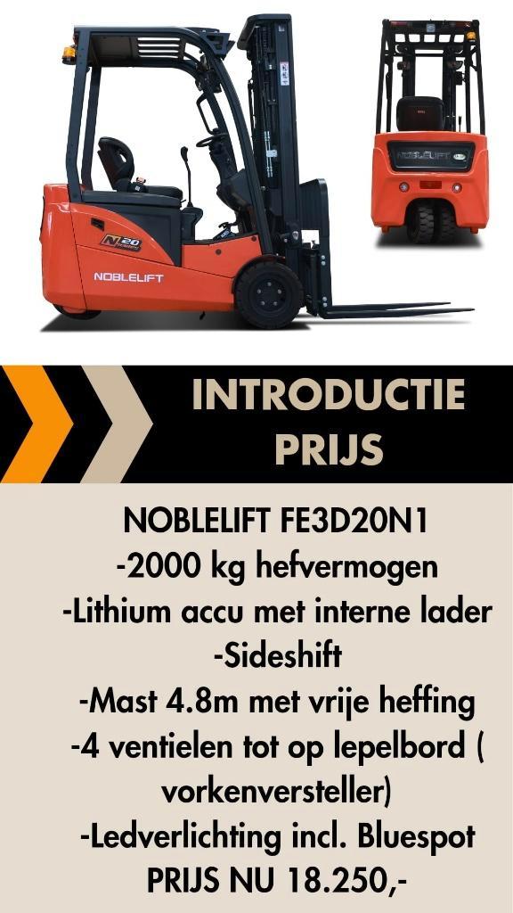 INTRODUCTIEPRIJS: Ontdek Noblelift heftrucks & meer, Zakelijke goederen, Machines en Bouw | Heftrucks en Intern transport, Heftruck