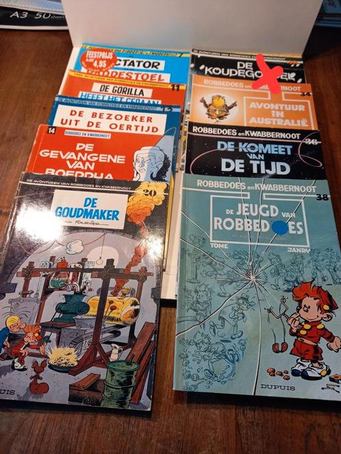 8 stripboeken de avonturen van robbedoes en kwabbernoot., Boeken, Stripboeken, Gelezen, Meerdere stripboeken, Ophalen of Verzenden