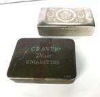 WW2 Tabak Sigaretten Zilver doos Brits Leger Antiek🤠👌, Ophalen of Verzenden
