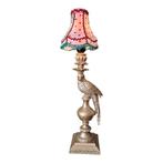 Tafellamp papagaai/vogel kandelaar, Overige materialen, Uniek, Nieuw, Ophalen of Verzenden