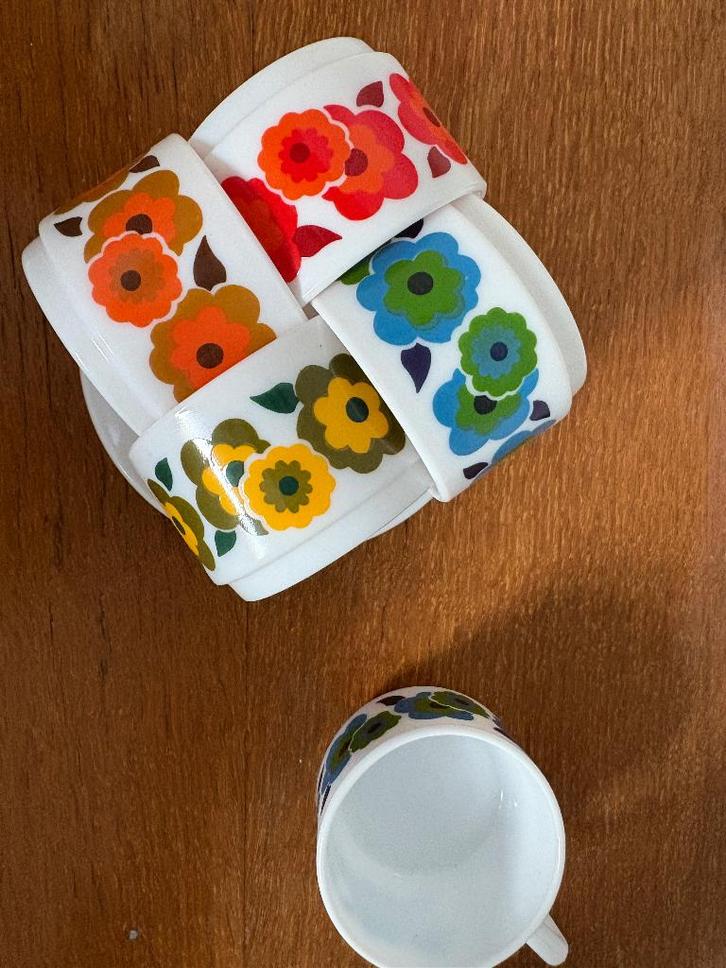 Arcopal Lotus espressokopjes retro, Verzamelen, Retro, Huis en Inrichting, Ophalen of Verzenden