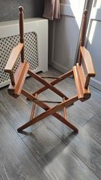 Teakhouten Boot/ regisseur stoel zonder zitting, Huis en Inrichting, Ophalen, Gebruikt, Bruin, Vintage