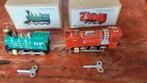 Opwindbare tin toys nostalgisch 2 stuks, Ophalen of Verzenden, Nieuw, Gelijkstroom, Overige merken
