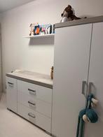 Baby kamer compleet,Futura: commode, kast, ledikant, plankje, Kinderen en Baby's, Kinderkamer | Complete kinderkamers, Ophalen