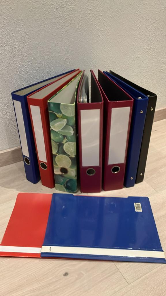 7 ordners / multomap en snelhechters, Diversen, Schrijfwaren, Gebruikt, Ophalen of Verzenden