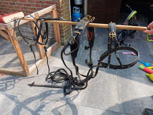 Enkelspan tuig shetland, Dieren en Toebehoren, Paarden en Pony's | Hoofdstellen en Tuigage, Gebruikt, Overige soorten, Ophalen of Verzenden