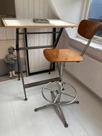 Friso Kramer architecten teken stoel kruk atelier Ahrend, Ophalen, Gebruikt, Bruin, Eén