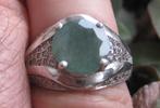 Smaragd 2,5 krt %100 natuurlijk mooie design zilver ring, Sieraden, Tassen en Uiterlijk, Ringen, Ophalen, Met edelsteen, Dame