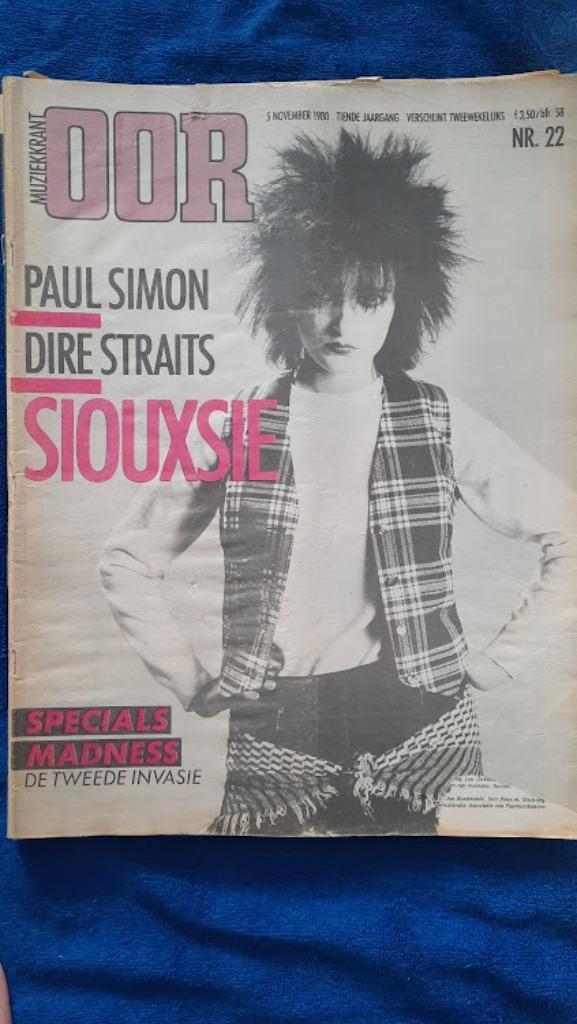 OOR 22-1980 Siouxsie and the Banshees Specials Madness Hugh, Boeken, Tijdschriften en Kranten, Zo goed als nieuw, Muziek, Film of Tv