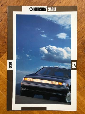 Mercury Sable folder model 1992 beschikbaar voor biedingen