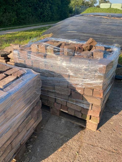 Oud gebakken klinkerkeien, Tuin en Terras, Tegels en Klinkers, Gebruikt, Klinkers, Keramiek, 10 m² of meer, Ophalen of Verzenden