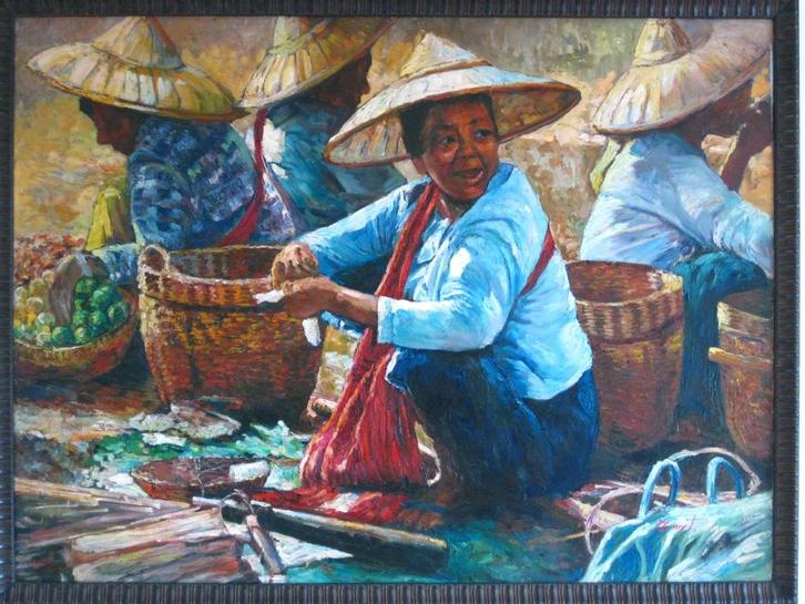 schilderij, Antiek en Kunst, Kunst | Schilderijen | Klassiek, Ophalen