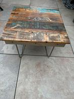 Te Koop kleine salontafel/ bijzettafel, Huis en Inrichting, Gebruikt, 50 tot 100 cm, Vierkant, Minder dan 50 cm