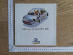 Volkswagen modellen, AutoRAI brochure 2001, Ophalen of Verzenden, Gelezen, Volkswagen