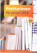 Posttarieven Tarievenboekje PostNL jan 2014., Ophalen of Verzenden, Dier of Natuur