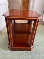 Stijlvolle houten BIJZETTAFEL, Ophalen, Zo goed als nieuw, Rechthoekig