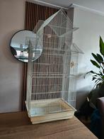 Vogelkooi kanarie, vink, parkiet. Met alle toebehoren., Dieren en Toebehoren, Vogels | Hokken en Kooien, Ophalen, Metaal, Vogelkooi