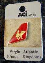 Pin Virgin Atlantic, Ophalen of Verzenden, Zo goed als nieuw, Patch, Badge of Embleem