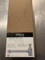 Differnz Design Sifon met Muurbuis - Mat Chroom, Ophalen, Nieuw, Chroom, Wastafel