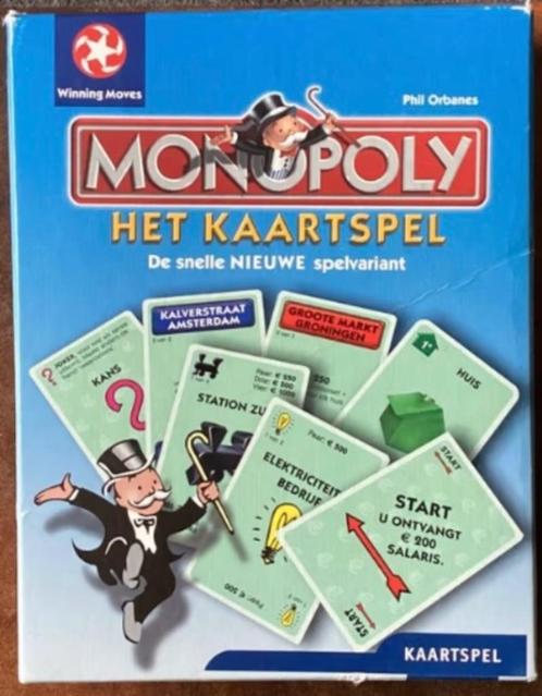 Monopoly het kaartspel, Hobby en Vrije tijd, Gezelschapsspellen | Kaartspellen, Ophalen of Verzenden