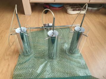 Mooie glazen lamp te koop  beschikbaar voor biedingen