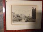 Amsterdam, originele  Prenten antiek. 6 stuks, Antiek en Kunst, Ophalen
