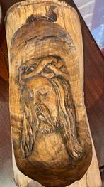 Houten Beeld Jezus Christus, Antiek en Kunst, Ophalen of Verzenden