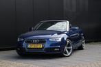 Audi A5 Cabriolet 1.8 TFSI | S LINE | LEDER | STOELVERW. | C, Auto's, Stof, Gebruikt, Zwart, 4 cilinders