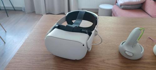 Meta Quest 2 / 64GB + Elite strap, Spelcomputers en Games, Virtual Reality, Zo goed als nieuw, Overige platformen, Ophalen