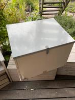 Metalen disselbak in redelijke staat 73x54cm. Hoogte 48-58cm, Caravans en Kamperen, Caravan accessoires, Ophalen, Gebruikt