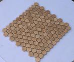 mozaïek reflections hexagon copper 23x23mm, Overige materialen, Verzenden, Wandtegels, Nieuw