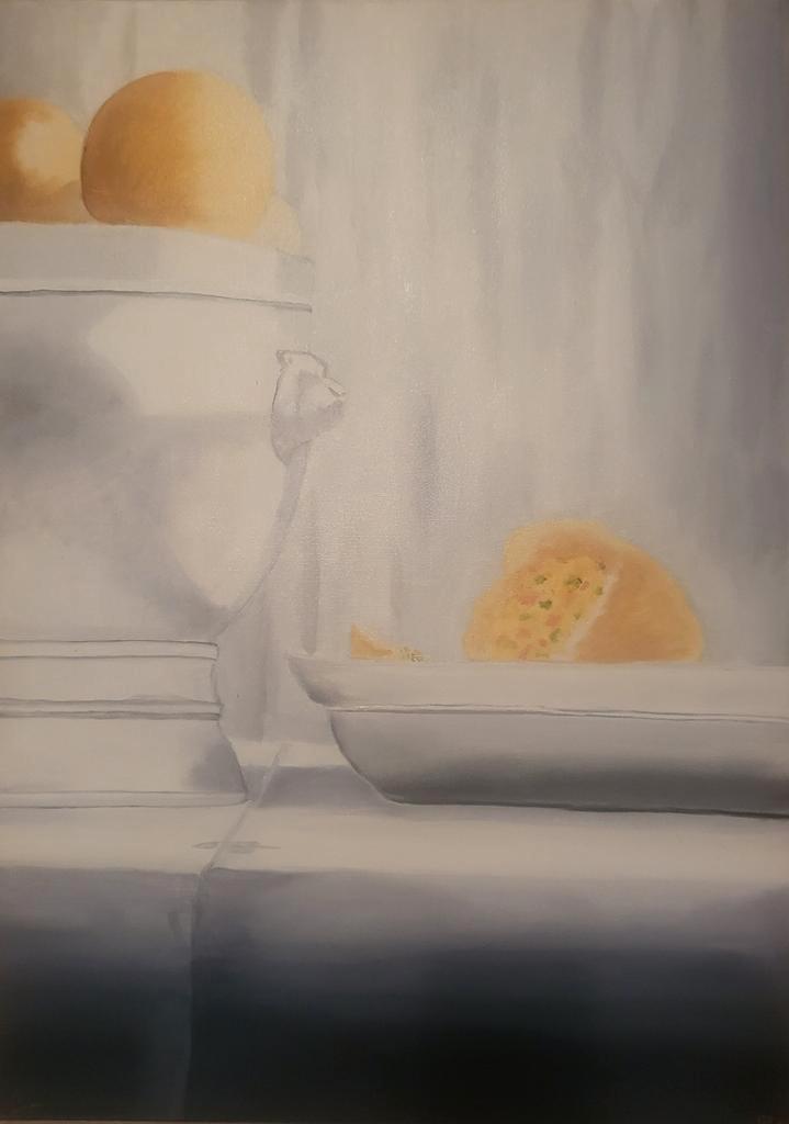 Olieverf schilderij 50x70, Antiek en Kunst, Kunst | Schilderijen | Klassiek, Ophalen of Verzenden