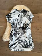 G-star T-shirt dress met palmboom bladeren maat M, Maat 38/40 (M), Wit, Nieuw, Ophalen of Verzenden
