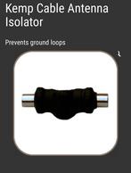 Kemp Kabel Antenna Isolator - Elimineer aardlussen!, Ophalen of Verzenden, Nieuw, Minder dan 2 meter, Tv-kabel