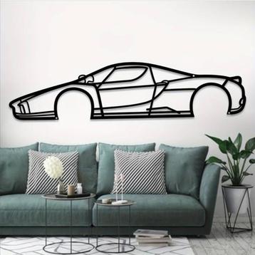 auto wand  silhouette van uw auto in 3 mm staal in div maten beschikbaar voor biedingen
