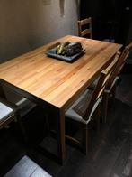 IKEA INGO / IVAR tafel incl stoelen en kussens, Ophalen, 100 tot 150 cm, 50 tot 100 cm, Zo goed als nieuw
