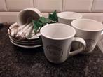 Riviera maison chocolade/koffiekoppen., Huis en Inrichting, Ophalen of Verzenden, Zo goed als nieuw, Overige stijlen, Kop(pen) en/of Schotel(s)