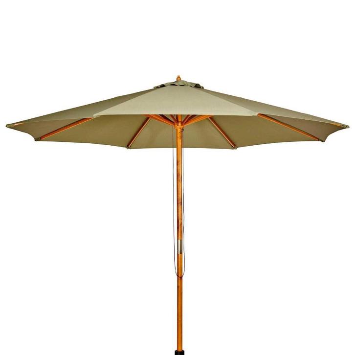 Mooie Groene Parasol Ø 300 NIEUW IN DOOS, Tuin en Terras, Parasols, Nieuw, Stokparasol, 2 tot 3 meter, Verstelbaar, Waterdicht