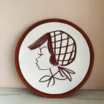 Vintage 60s Boonstra wandbord dame, Verzenden