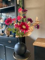 Luxe Set Zijden bloemen in vaas Zijde Compleet, Ophalen of Verzenden, Nieuw