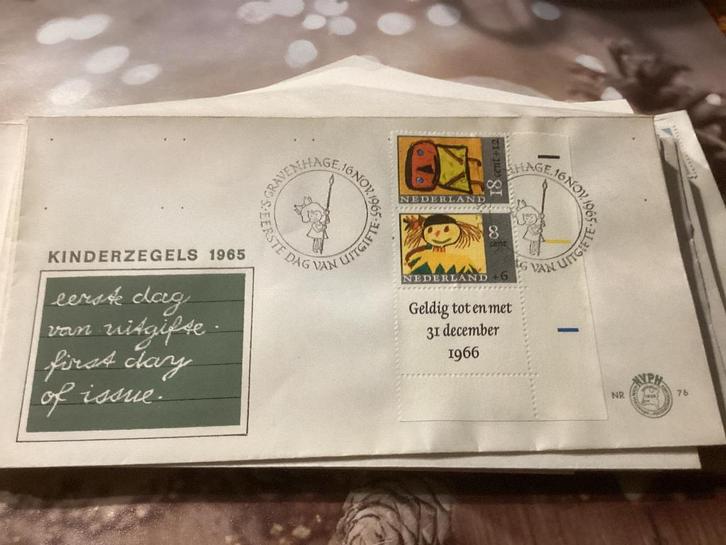 No7239 Afwijkend E76 gedeelte van kindervel Heb ook van, Postzegels en Munten, Postzegels | Eerstedagenveloppen, Nederland, Ophalen