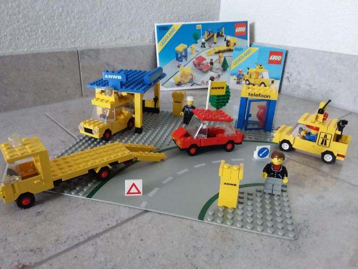 Lego ANWB met uitbreiding 1590, 6521, Kinderen en Baby's, Speelgoed | Duplo en Lego, Zo goed als nieuw, Complete set, Ophalen of Verzenden