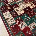 Vintage woonkleed grand foulard patchwork look 238/158, Gebruikt, 100 tot 150 cm, Ophalen of Verzenden, Etten-Leur