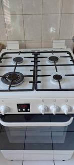 Pelgrim fornuis met kookplaat op gas en elektrische oven, Witgoed en Apparatuur, Fornuizen, Ophalen, Gebruikt, 60 cm of meer, 4 kookzones