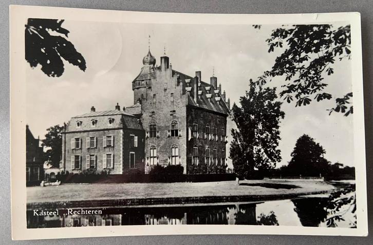 Kasteel Rechteren , Dalfsen, Verzamelen, Ansichtkaarten | Nederland, Gelopen, Overijssel, Voor 1920, Ophalen of Verzenden
