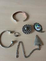 Zilveren sieraden., Sieraden, Tassen en Uiterlijk, Antieke sieraden, Ophalen of Verzenden, Zilver, Overige typen