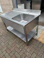 Rvs spoeltafel, Huis en Inrichting, Keuken | Keukenelementen, Ophalen of Verzenden, Zo goed als nieuw, 25 tot 50 cm, Minder dan 100 cm