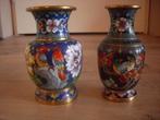 2 chinese cloisonne vaasje vogels, Antiek en Kunst, Ophalen of Verzenden