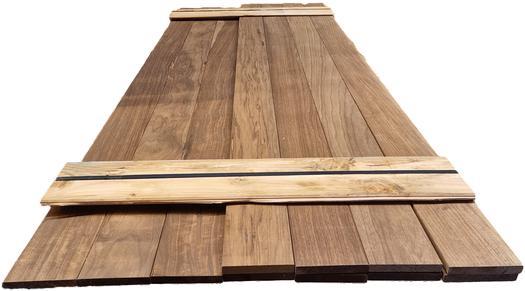 11 Hardhouten planken 2.0x14.0 - 2.65 m lang - nr: HP369, Tuin en Terras, Palen, Balken en Planken, Planken, 250 cm of meer, Hardhout